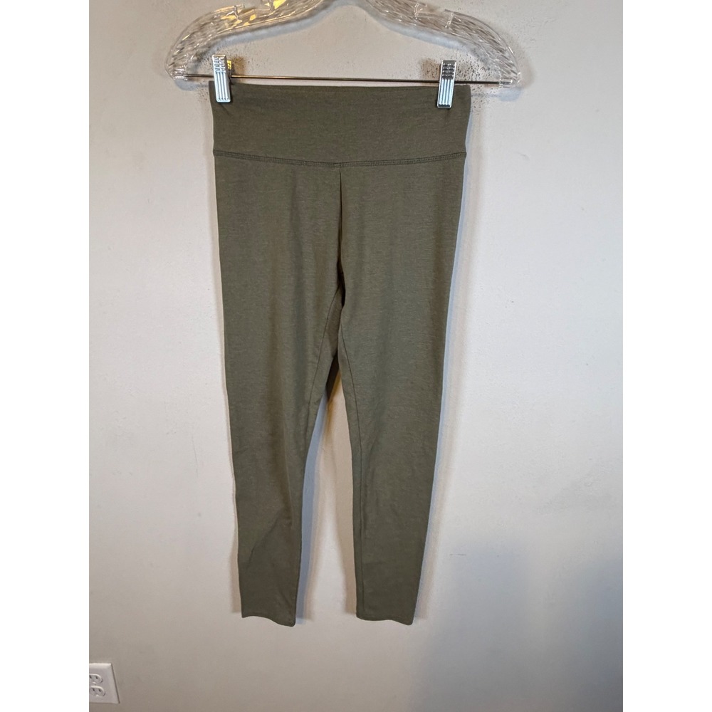 Aerie Womens Leggings Chill Play Move High Waisted Olive Green Small